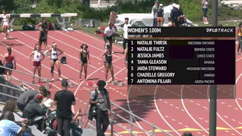 Women's 100m, Finals 11