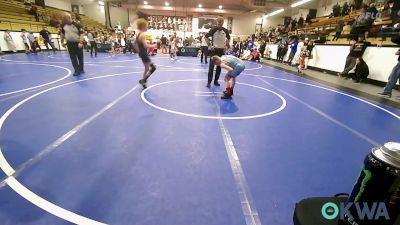 70 lbs 3rd Place - Jackie Allen, Collinsville Cardinal Youth Wrestling vs Wyatt Austin, Sperry Wrestling Club