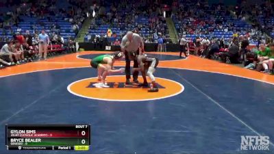 126 lbs Semis & 1st Wrestleback (8 Team) - Gylon Sims, Joliet (Catholic Academy) vs Bryce Bealer, Geneseo