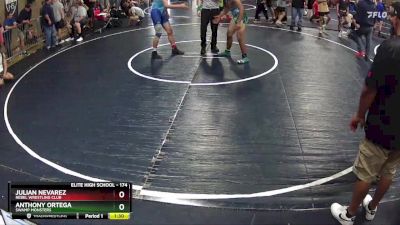 174 lbs Cons. Round 2 - Julian Nevarez, Rebel Wrestling Club vs Anthony Ortega, Swamp Monsters