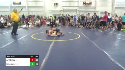 100 lbs Pools - Andrew Whitted, 84 Athletes (VA) vs Corbin Leiker, WV Wild 2