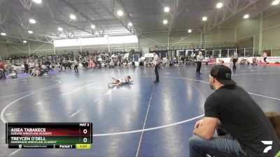 70 lbs Quarterfinal - Treycen O`Dell, Sanderson Wrestling Academy vs Aisea Tabakece, Sublime Wrestling Academy