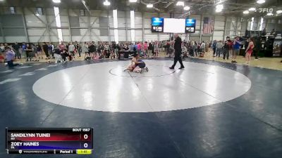 65 lbs Cons. Round 4 - Sandilynn Tuinei, NV vs Zoey Haines, PA