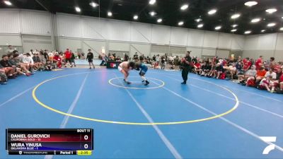 195 lbs Placement Matches (8 Team) - Daniel Gurovich, California Gold vs Wura Yinusa, Oklahoma Blue