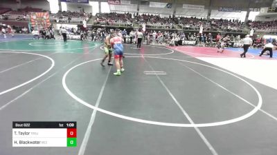 Rr Rnd 3 - Timothy Taylor, Trojan Youth Wrestling vs Harvey Blackwater, Rez WC