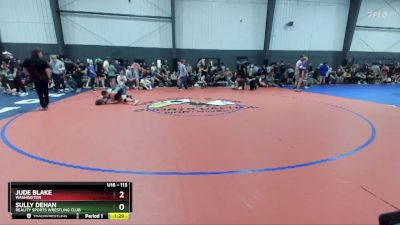 113 lbs Semifinal - Sully DeHan, Reality Sports Wrestling Club vs Jude Blake, Washington