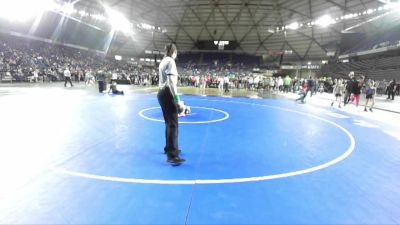 92 lbs Quarterfinal - Eedee Wheeler, Cashmere Wrestling Club vs Najalia Baublits, Eatonville Cruisers Wrestling