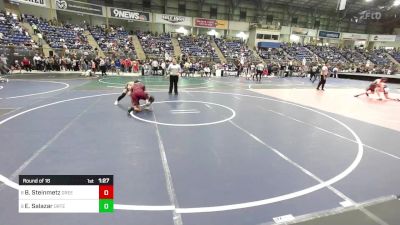 125 lbs Round Of 16 - Blake Steinmetz, Greeley United vs Elijah Salazar, Ortega Middle School