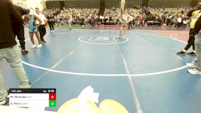 140-J lbs Final - Matthew Miranda, Kingsway vs Amir Perry, Cordoba Trained