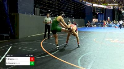 197 lbs Round Of 16 - Tom Sleigh, Virginia Tech vs Eli Spencer, George Mason