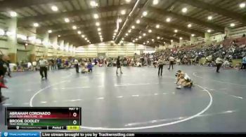 97 lbs Round 2 (4 Team) - Abraham Coronado, Gold Rush Wrestling vs Brodie Dooley, Team Montana