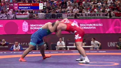 74 kg Semifinal - Tajmuraz Salkazanov, SVK vs Turan Bayramov, AZE