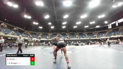 106 lbs Cons. Round 2 - Aidan Ortega, Glenbard West vs Elijah Conda, Normal