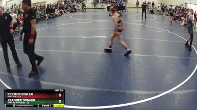 95 lbs Finals (8 Team) - Peyton Fowler, Kentucky vs Xzander Donner, Kansas Rattlers