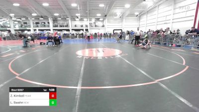 106 lbs Round Of 32 - Zephyr Kimball, Team Tugman vs Leo Swahn, New England Gold WC