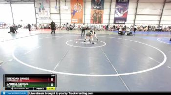110 lbs Rd# 9- 2:15pm Saturday Final Pool - Gabriel Serros, Team New Mexico vs Brendan Davies, Terps Xpress