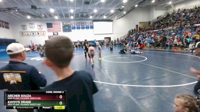 62 lbs Cons. Round 2 - Archer Souza, High Plains Thunder Wrestling vs Kaydyn Drake, High Plains Thunder Wrestling