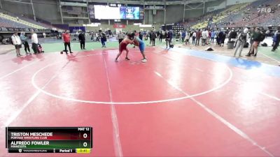 285 lbs Cons. Round 2 - Alfredo Fowler, Minnesota vs Triston Meschede, Portage Wrestling Club