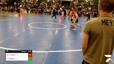 78 lbs Champ. Round 1 - Barrett Troester, O`Neill Leprechaun Wrestling vs Charlie Tegeler, Elkhorn Valley Wrestling Club