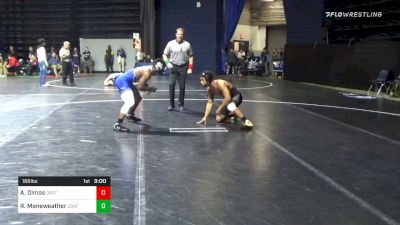 165 lbs Prelims - Aaron Olmos, Oregon St. vs Randy Meneweather, Air Force