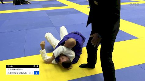 ELIELTON ERZINGER vs RICARDO BRITO DE OLIVEIRA JUNIOR 2024 Brasileiro Jiu-Jitsu IBJJF