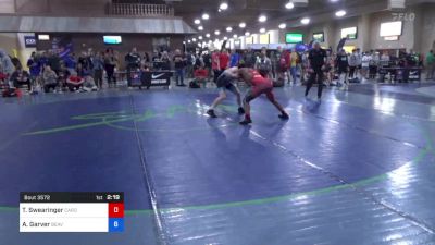 65 kg Cons 64 #2 - Trevon Swearinger, Cardinal Wrestling Club vs Ayden Garver, Beaver Dam Wrestling Regional Training Center