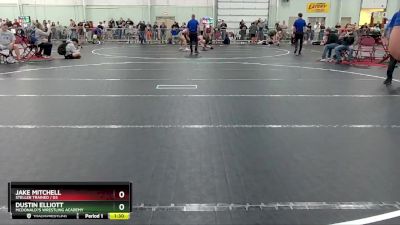 144 lbs Cons. Round 4 - Jake Mitchell, Steller Trained / D3 vs Dustin Elliott, McDonald?s Wrestling Academy