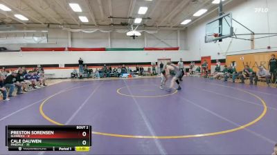 175 lbs Round 1 (6 Team) - Cale Dauwen, Pinedale vs Preston Sorensen, Glenrock