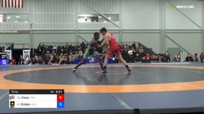 72 kg Quarterfinal - Logan Kass, Minnesota Storm vs Isaac Dukes, Army (WCAP)