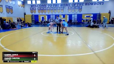 190 Gold Round 1 - Gabriel Dorce, Camden County vs Parker Carlton, North Hall