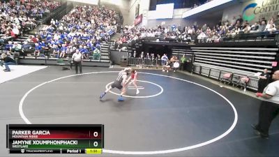 126 lbs Quarterfinal - Parker Garcia, Mountain Ridge vs Jamyne Xoumphonphackdy, Westlake