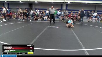 88 lbs Round 2 (8 Team) - CJ Caines, Mat Assassins vs Chase Wright, Seagulls