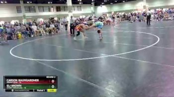 170 lbs Round 2 (6 Team) - Eli Brown, Storm Wrestling vs Carson Baumgardner, Dream Team