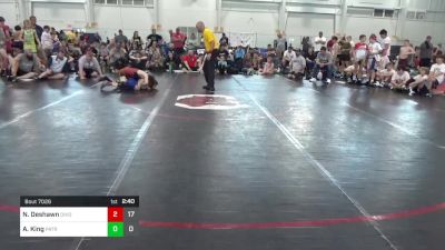 90 lbs Pools - Nolan Deshawn, Ohio Gold 14K vs Ashton King, Patriots Wrestling Club