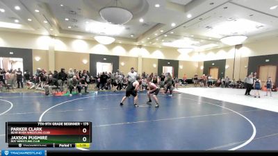 175 lbs Round 1 - Jaxson Pugmire, Roy Wrestling Club vs Parker Clark, Bear River Wrestling Club