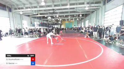 109 kg Quarterfinal - Gregory Gyumushyan, Birmingham HS vs Diego Garcia, New Mexico Bad Boyz