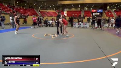 170 lbs Semifinal - Jared Remington, TX vs Eli Homan, MO