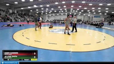 120 lbs Cons. Round 3 - Ja`lynn Smith, Oscar Smith vs Aiden Sanders, South Lakes