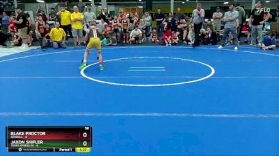 56 lbs Round 5 (8 Team) - Jaxon Shifler, Terps Xpress ES vs Blake Proctor, Seagull