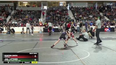 70 lbs Quarterfinal - Hunter Smith, Kingman vs Joel Lattimer, Pittsburg Wrestling Club