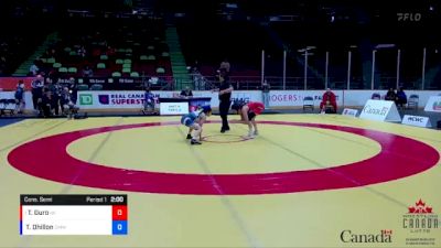 49kg Cons. Semi - Tanam Guro, Independent WC vs Taranpreet Dhillon, Canadian Mal Wrestling