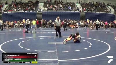 80 lbs Quarterfinal - Alex Marchetti, Mat Assassins vs Benjamin Marino, Dynamic