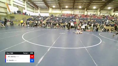 53 lbs Quarterfinal - Murphy Ashby, Wasatch Wrestling Club vs Ceder Smith, Stallions Wrestling Club