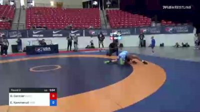 51 kg Round 2 - Daniel Cormier, Daniel Cormier Wrestling Club vs Easton Kammerud, Sarbacker Wrestling Academy