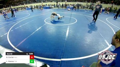 67 lbs Consi Of 8 #2 - Beckett Carter, Piedmont vs Logan Hanna, Team Conquer Wrestling