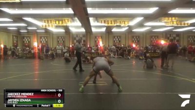 155 lbs Semifinal - Jayden Iznaga, Este Built vs Jaeckez Mendez, Fish Eye Wrestling