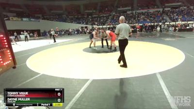 3A-220 lbs Semifinal - Dayne Muller, Siuslaw vs Tommy Vigue, Coquille/Bandon