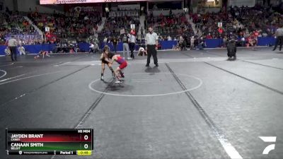 49 lbs Quarterfinal - Jayden Brant, Caney vs Canaan Smith, Beloit