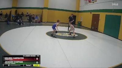 70 lbs Cons. Semi - Jackson Chapman, Cane Bay Cobras vs Holden Carpenter, Legacy Elite