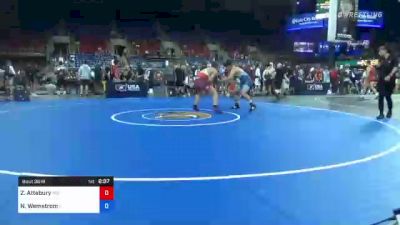 195 lbs Round Of 128 - Zachary Attebury, Missouri vs Nathan Wemstrom, Illinois